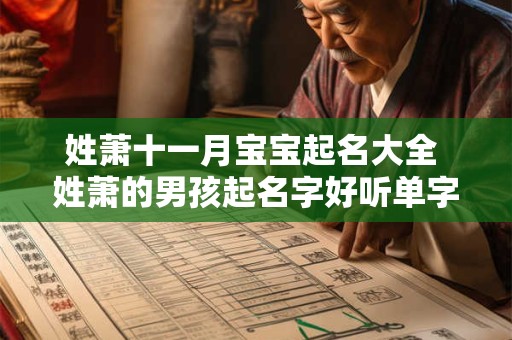 姓萧十一月宝宝起名大全 姓萧的男孩起名字好听单字