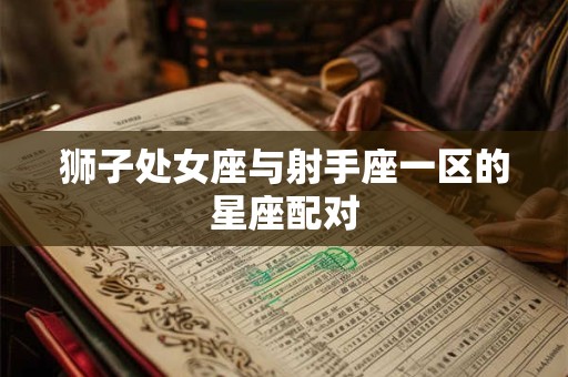 狮子处女座与射手座一区的星座配对