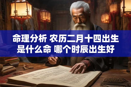命理分析 农历二月十四出生是什么命 哪个时辰出生好