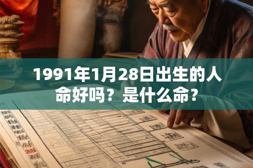 1991年1月28日出生的人命好吗？是什么命？