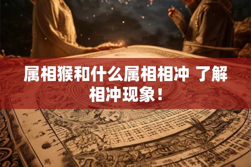 属相猴和什么属相相冲 了解相冲现象！