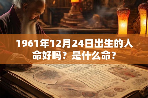 1961年12月24日出生的人命好吗？是什么命？
