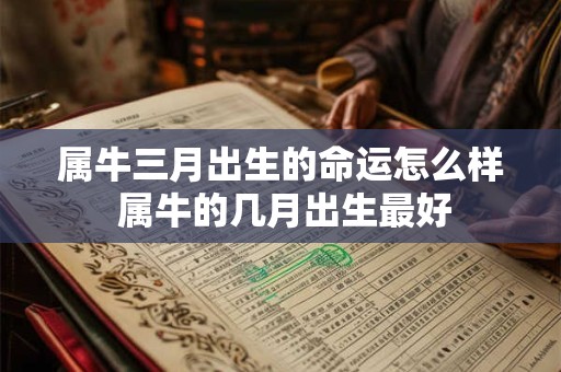 属牛三月出生的命运怎么样 属牛的几月出生最好 属牛三月出生的命运怎么样 属牛的几月出生最好