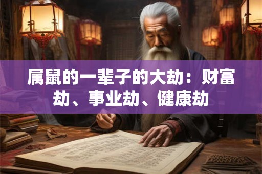 属鼠的一辈子的大劫：财富劫、事业劫、健康劫