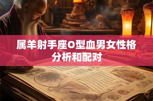 属羊射手座O型血男女性格分析和配对