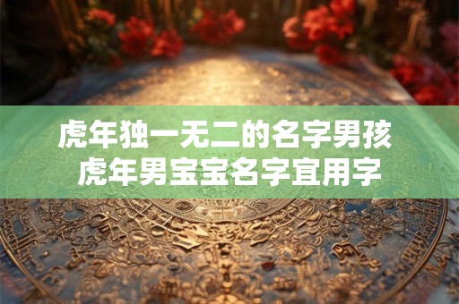 虎年独一无二的名字男孩 虎年男宝宝名字宜用字