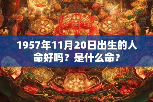 1957年11月20日出生的人命好吗？是什么命？