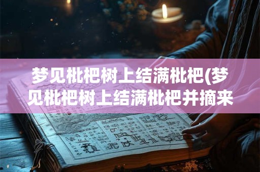 梦见枇杷树上结满枇杷(梦见枇杷树上结满枇杷并摘来吃)