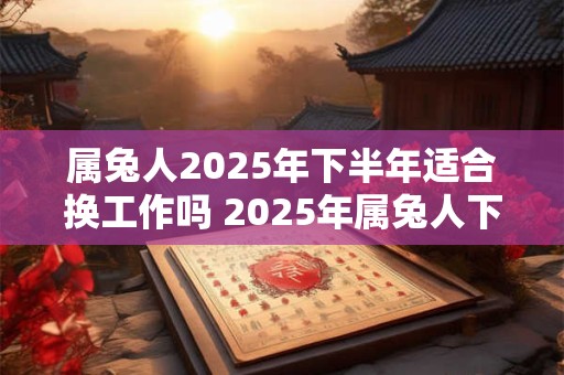 属兔人2025年下半年适合换工作吗 2025年属兔人下半年工作运势