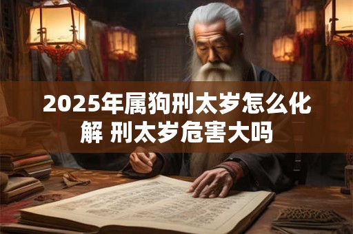 2026年属狗刑太岁怎么化解 刑太岁危害大吗