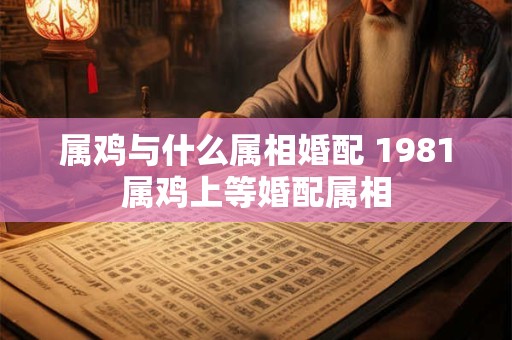 属鸡与什么属相婚配 1981属鸡上等婚配属相