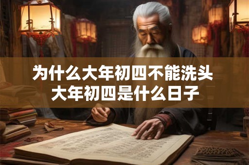 为什么大年初四不能洗头 大年初四是什么日子