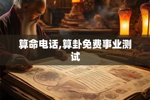 算命电话,算卦免费事业测试