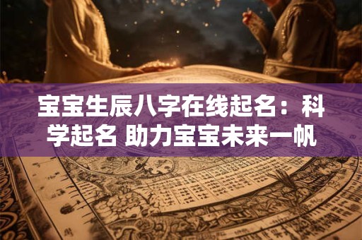 宝宝生辰八字在线起名:科学起名 助力宝宝未来一帆风顺 宝宝生辰八字在线起名:科学起名 助力宝宝未来一帆风顺