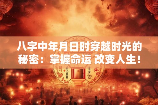 八字中年月日时穿越时光的秘密：掌握命运 改变人生！