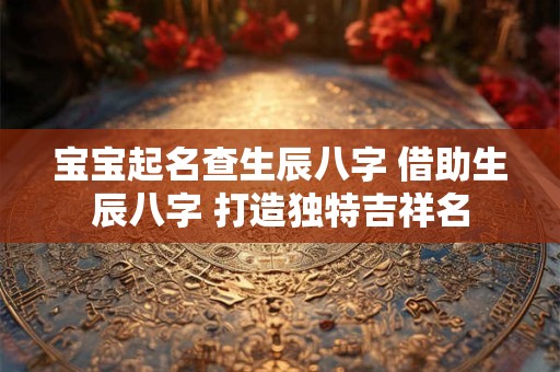 宝宝起名查生辰八字 借助生辰八字 打造独特吉祥名 宝宝起名查生辰八字 借助生辰八字 打造独特吉祥名