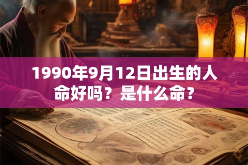 1990年9月12日出生的人命好吗？是什么命？
