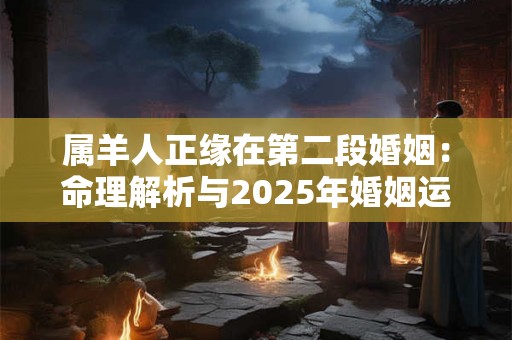 属羊人正缘在第二段婚姻：命理解析与2025年婚姻运势