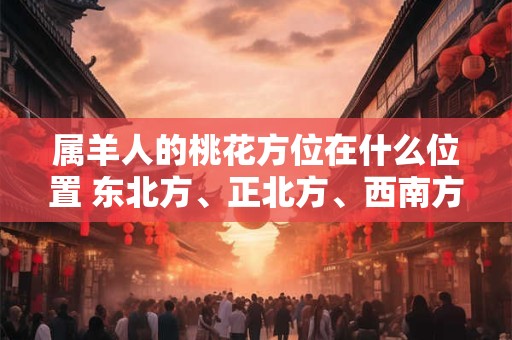 属羊人的桃花方位在什么位置 东北方、正北方、西南方