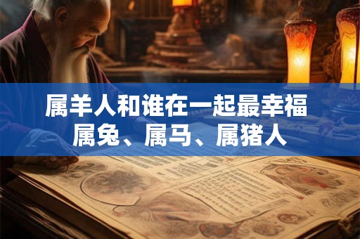 属羊人和谁在一起最幸福 属兔、属马、属猪人