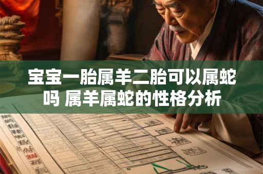 宝宝一胎属羊二胎可以属蛇吗 属羊属蛇的性格分析