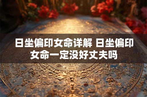 日坐偏印女命详解 日坐偏印女命一定没好丈夫吗