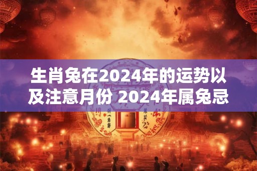生肖兔在2024年的运势以及注意月份 2024年属兔忌讳事宜