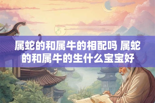 属蛇的和属牛的相配吗 属蛇的和属牛的生什么宝宝好