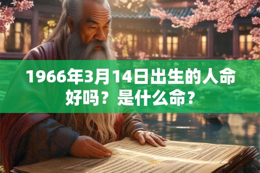 1966年3月14日出生的人命好吗？是什么命？