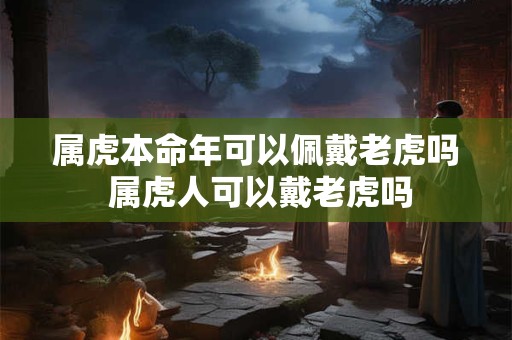 属虎本命年可以佩戴老虎吗 属虎人可以戴老虎吗