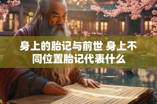 身上的胎记与前世 身上不同位置胎记代表什么