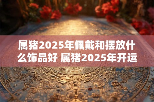 属猪2025年佩戴和摆放什么饰品好 属猪2025年开运吉祥物
