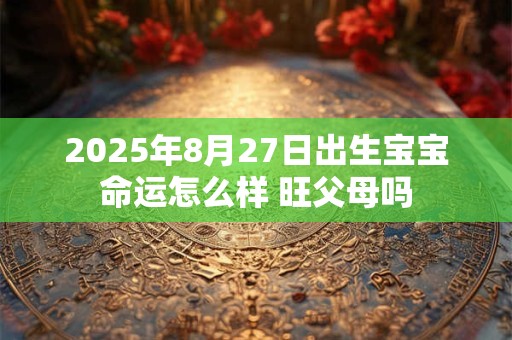 2025年8月27日出生宝宝命运怎么样 旺父母吗
