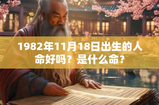1982年11月18日出生的人命好吗？是什么命？
