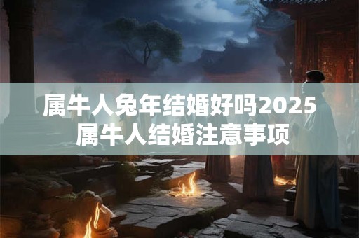 属牛人兔年结婚好吗2025 属牛人结婚注意事项