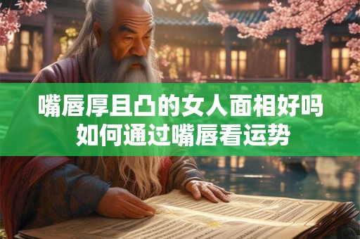 嘴唇厚且凸的女人面相好吗 如何通过嘴唇看运势