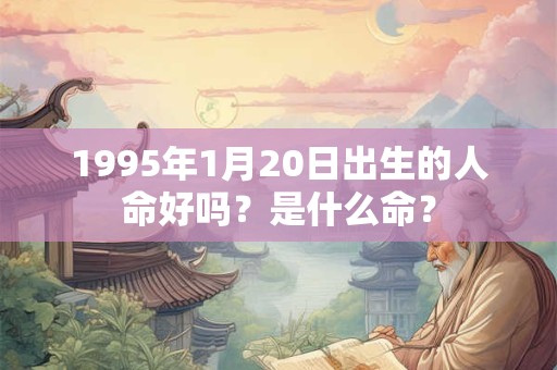 1995年1月20日出生的人命好吗？是什么命？