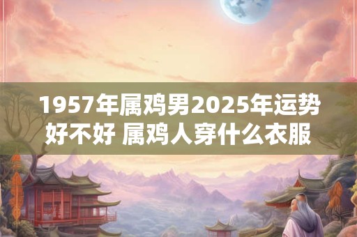 1957年属鸡男2025年运势好不好 属鸡人穿什么衣服最好