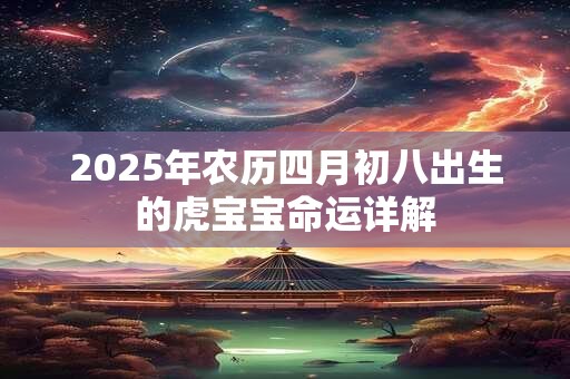 2025年农历四月初八出生的虎宝宝命运详解