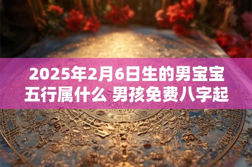 2025年2月6日生的男宝宝五行属什么 男孩免费八字起名