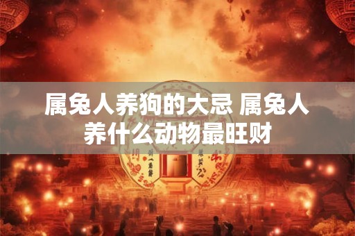 属兔人养狗的大忌 属兔人养什么动物最旺财 属兔人养狗的大忌 属兔人养什么动物最旺财