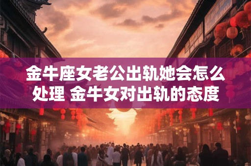 金牛座女老公出轨她会怎么处理 金牛女对出轨的态度 金牛座女老公出轨她会怎么处理 金牛女对出轨的态度