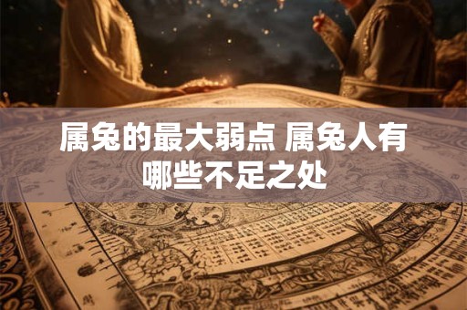 属兔的最大弱点 属兔人有哪些不足之处