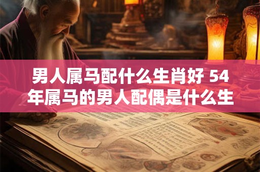 男人属马配什么生肖好 54年属马的男人配偶是什么生肖