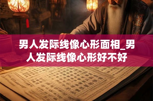 男人发际线像心形面相_男人发际线像心形好不好