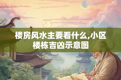 楼房风水主要看什么,小区楼栋吉凶示意图