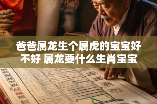 爸爸属龙生个属虎的宝宝好不好 属龙要什么生肖宝宝最好
