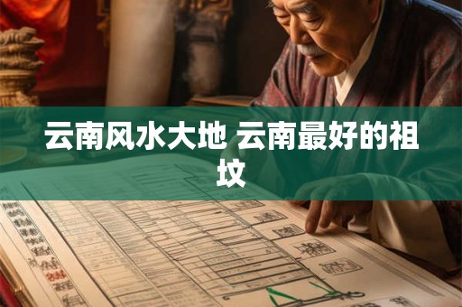 云南风水大地 云南最好的祖坟