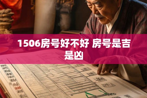 1506房号好不好 房号是吉是凶 1506房号好不好 房号是吉是凶