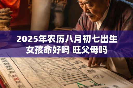 2025年农历八月初七出生女孩命好吗 旺父母吗